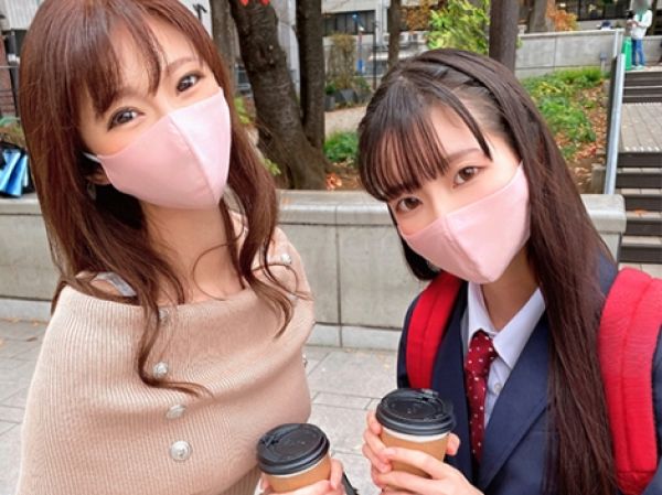 【年の差姉妹の欲望】『お姉ちゃん、我慢できない…』28歳のチンポ依存症姉が18歳妹の前でイケメンに発情！街中ナンパから始まる禁断の3P、若さ溢れる肉体を貪り合う！