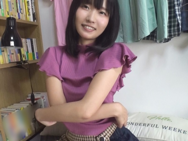 【敏感スレンダーJDの恥じらいエッチ】『ダメ…感じちゃう…』ウブな女子大生が、おっぱいとオマンコを責められ、我慢できずに喘ぎまくる！敏感ボディがエロすぎる！♡