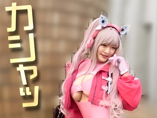 【Hカップコスプレ美少女】『ファンとエッチなんて…』手マンで豪快スプラッシュ！コスプレ衣装のままハメまくり、仰天のオフパコ体験！♥