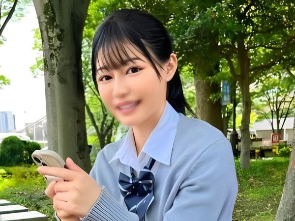 【制服美少女と禁断のプレイ】透明感抜群のJKと危険な関係♡発育途中の美乳を揉みしだき、キツキツのマ●コを激しく突きまくる！！