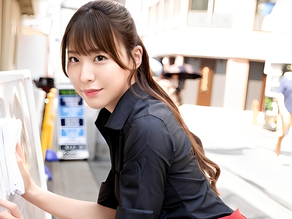 【素人】アルバイト終わりにセックスをする女の子♡デカチンをズッポリ挿入されて連続昇天する♡