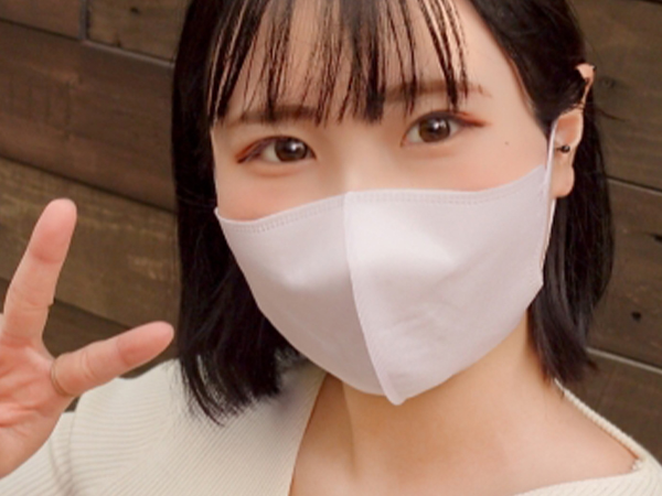 【素人×美乳】色白でエロいボディラインのお姉さんとホテルエッチ！覆面男が愛撫しまくり勃起チンポを生挿入！